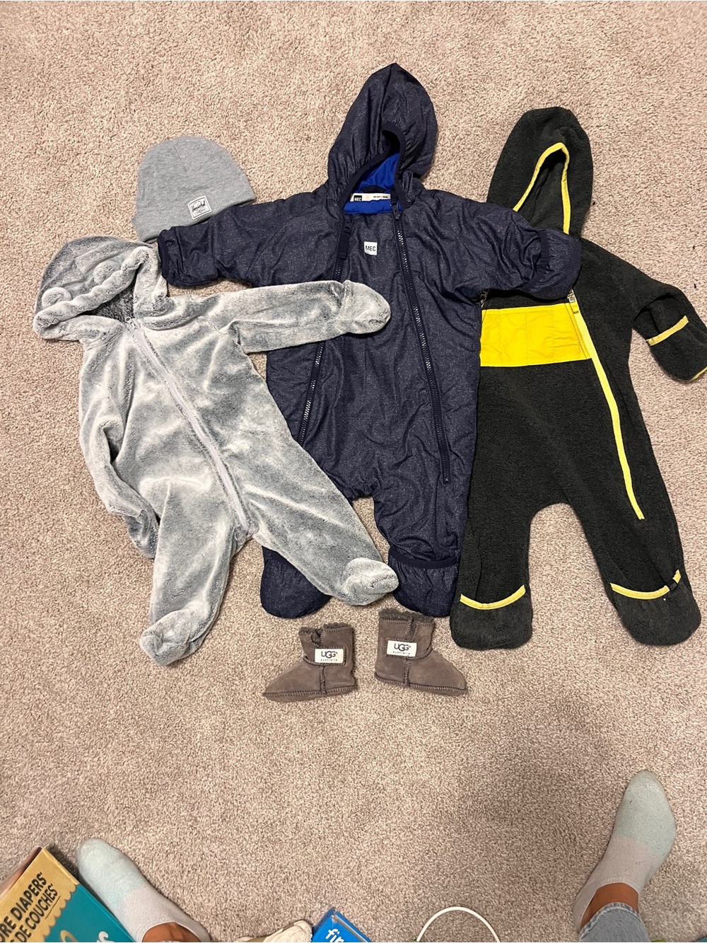 UGG MEC Herschel Jan Jul Baby Winter Bundle - Buntings, Mitts, Hat, Boots!